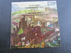 MENDELSSOHN - Symphony 3 (Scotch) - Klemperer - LP Record -SAX 2342 - Stereo - Picture 1 of 4