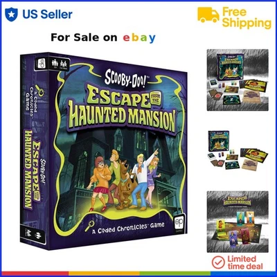 Scooby-Doo Coded Chronicles Escape Room Game Family Puzzle Mystery - Image 1 of 4