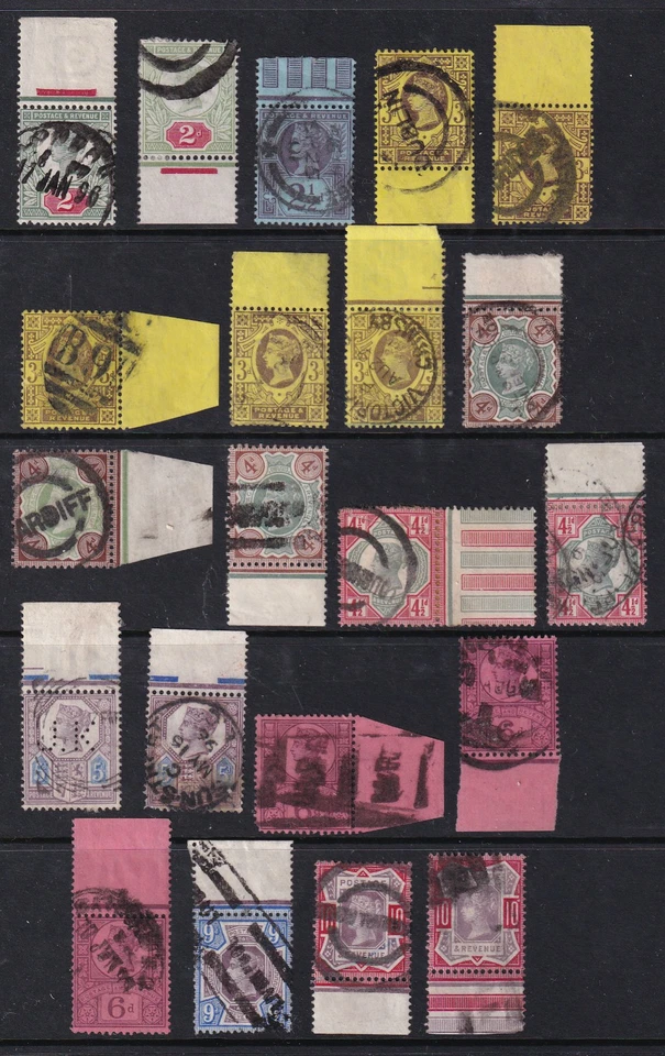 COLECCIÓN JUBILEO 1887 DE MARGINALES USADOS UN LOTE ESCASO Foto 1 de 3