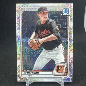 GUNNAR HENDERSON 2020 Bowman Chrome Mega Box #BCP-134 Mojo Refractor - Foto 1 di 2