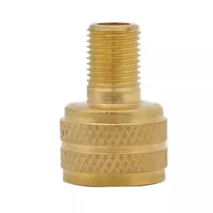 Tyre Valve Reducer Cap Cat Loader Earthmover EM Wheel Large Tractor Gold - Picture 1 of 7