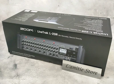 Zoom LiveTrak L-20R Rackmount Digital Mixer Recorder 20ch 22 Input L20R Japan - Image 1 of 4
