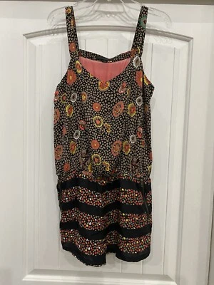 Lucca Couture Romper Pockets Colorful Short Size S - Image 1 of 4