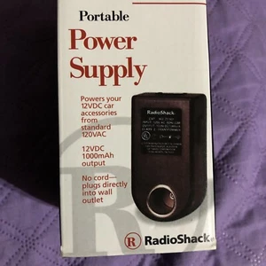 Radioshack AC&DC Tragbares Netzteil Konvertieren 120V auf 12V In House Auto Stecker - Bild 1 von 4