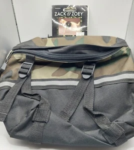 Dog Back Pack by Zack and Zoey Medium Day Tripper 24" - 35" Green Camo Camping - Picture 1 of 4