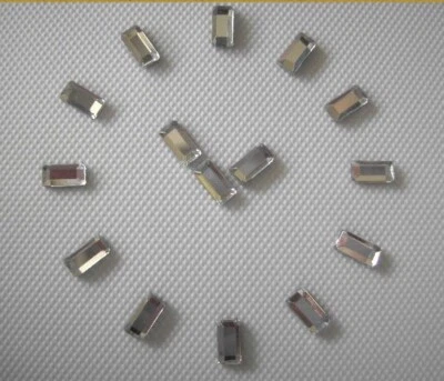 40 Hotfix Strasssteine Strass Formen ca. 2,5x5 mm Rechteck Crystal aufbügeln - Bild 1 von 3