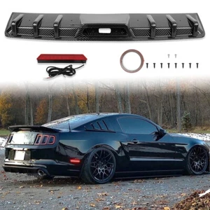 Rear Bumper Diffuser Lip LED Tail Brake Stop Light For Ford Mustang S197 04-14 - Picture 1 of 11
