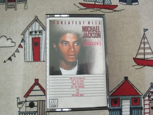MICHAEL JACKSON PLUS THE JACKSON 5 GREATEST HITS MOTOWN AUDIO CASSETTE ALBUM - Picture 1 of 6