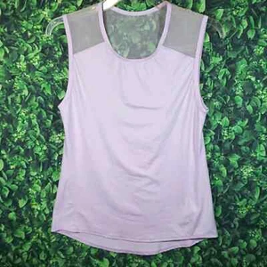 Athleta Pink Shell Mesh Tank Sz XS - Picture 1 of 6