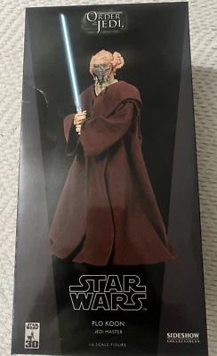 Figura de acción Sideshow Collectibles Star Wars Plo Koon Orden de los Jedi 1:6 12" Foto 1 de 4