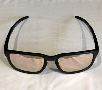Bolle Score Sunglasses BS031003 Black Matte Frame. Brown/Pink Mirror Polarized. - Image 1 of 4