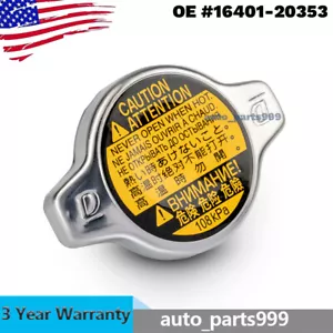 16401-20353 108kpa Radiator Cap For Toyata 4Runner Camry Celica Corolla Matrix - Picture 1 of 7