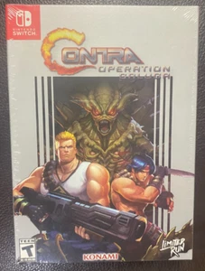 Contra Operation Galuga Classic Edition Limited Run Games Nintendo Switch Konami - Picture 1 of 7