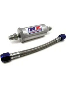 Nitrous Express Nitrous Oxide Filter Pure-Flo 6 AN 7 in Hose Aluminum N (15610) - Picture 1 of 12