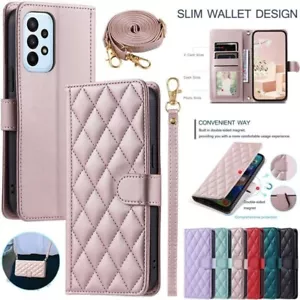 Wallet Case For Samsung A16 A05S A15 A35 A55 A54 A14 A53 A13 Leather Flip Cover - Picture 1 of 67