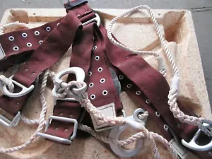 alter Auffanggurt Haltegurt Feuerwehr Gurt Arbeitsgurt Absturzsicherung DEKO - Bild 1 von 8