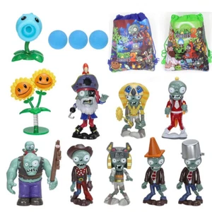 13Pcs/Set Plants VS Zombies Peashooter Action Figures Toys Kits Kid Game Gifts - Picture 1 of 14