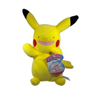 Ditto Pikachu Pokemon Plüschtier 2018 WCT Wicked Cool Toys Nintendo Neu mit Etikett Sunfaded Tag - Bild 1 von 10