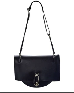 Zac Posen Black Belay Saddle Crossbody Bag, NWOT - Picture 1 of 8