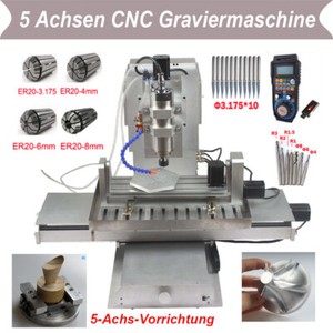 6040 5 Achsen CNC Graviermaschine USB Port Schneiden Fräsen Router Graveur 2200W