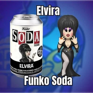 Common Elvira Funko Soda Vinyl Figure | Opened Soda - Picture 1 of 1