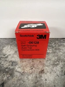 50pc 3M Scotchlok 905 Red Self-Stripping Electrical Tap Connector 06128 - Picture 1 of 13