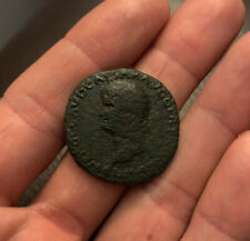 EMPEROR NERO Ancient Roman Coin Dupondius 54-68AD SECURITAS RIC407 11.8g