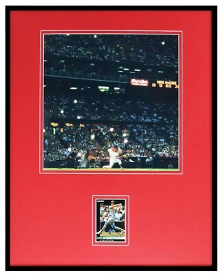 Mark McGwire Signed Framed 16x20 Photo Display JSA Cardinals 1998 HR Record - Image 1 of 2