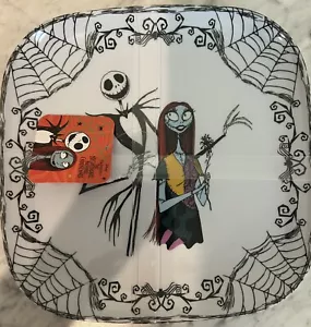 4 Halloween Jack Skellington Sally Malamine dinner plate set nightmare before - Picture 1 of 1