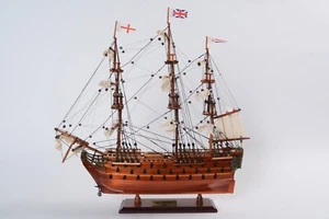 HMS Victory Ship Model Wooden Handicraft for Home Decoration Fully Assembled - Picture 1 of 7