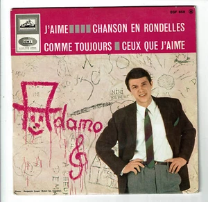 ADAMO Vinyle 45T EP J'AIME -CHANSONS RONDELLES -COMME TOUJOURS -VOIX MAITRE 858 - Bild 1 von 3
