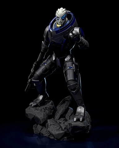 Garrus_mass_effect_fan_art 9 inch figure (make to order) Cover