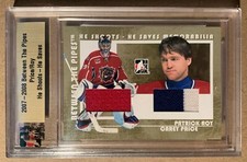 2007-08 Between The Pipes HSHS Prizes #HSHS11 Carey Price/Patrick Roy JERSEY /20