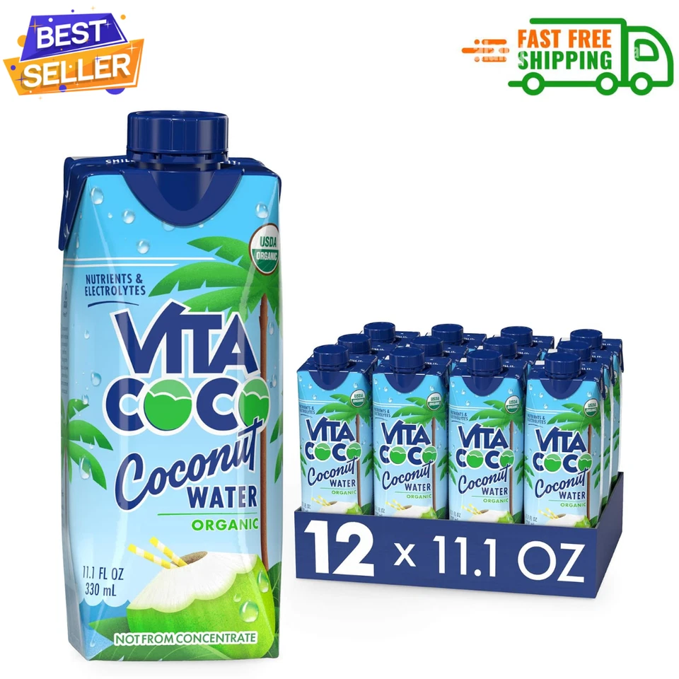 Vita Coco Coconut Water (11.1 fl. oz., 12 pk.) *FREE SHIPPING - Image 1 of 4