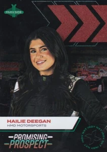 2025 Parkside IndyCar Collection Hailie Deegan Promising Prospect Rainbow Foil - Picture 1 of 2