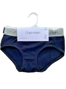 Calvin Klein 2-Pack Seamless Hipster Underwear Black/White ( 6-6X ) - Picture 1 of 3
