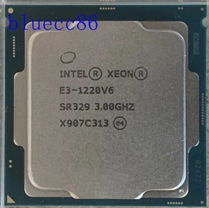 Intel Xeon E3-1220V6 3.00GHz 8M 72W LGA1151 E3-1220 V6 Quad-core CPU Processor - Picture 1 of 1