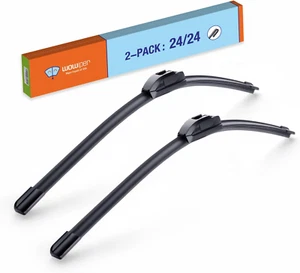 Wiper Blades 24" + 24" Automotive Replacement Windshield Wiper Blades for My Car - Picture 1 of 12