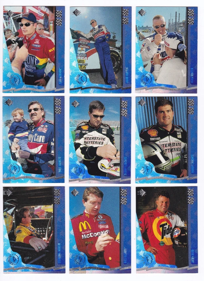1997 SP DOUBLE FLAG PARALLEL #92 Dale Jarrett BV$10!! ONE CARD ONLY! - Image 1 of 1