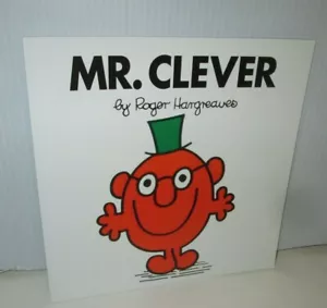 MR MEN LITTLE MISS BOOK ROGER HARGREAVES MR CLEVER LARGE CHILDRENS BOOK - Picture 1 of 1