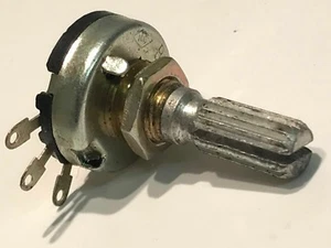 MINIATUR 50K LINEARES POTENTIOMETER VINTAGE 70ER JAPANISCHER RADIO TOPF (X1) fab28a - Bild 1 von 3