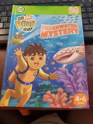 Leap Frog Tag Reader book Nick Jr. Go Diego Go! Underwater Mystery 4-6 years - Image 1 of 4
