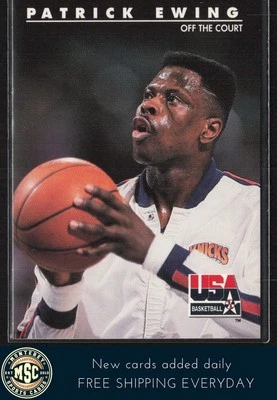 Patrick Ewing 1992 SkyBox USA #23 USA - Image 1 of 2