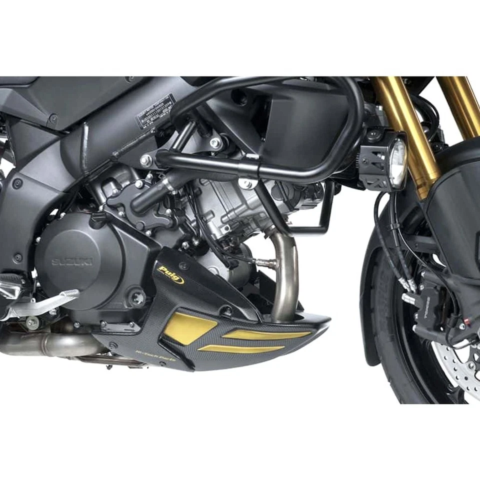 For Suzuki Vstrom 1000 2014-2016 Puig Carbon Look Engine Spoiler - Image 1 of 1