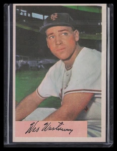 1954 Bowman #25b Wes Westrum - Picture 1 of 2