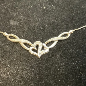 Carolyn Pollack Necklace Sterling Silver 925 Relies Scroll Filigree Pendant Loop - Picture 1 of 11