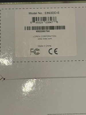 Cámara domo IP de disuasión inteligente Lorex E893DD-E 4K Ultra HD - blanca (E893DDE) Foto 1 de 2