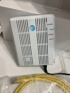 Alcatel Lucent Intertek Fiber Optix Ethernet Network Terminal ONT MODEM G-010G-A - Photo 1/4