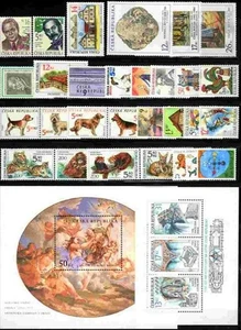 Tschechoslowakei ( Ceska ) postfrisch kompletter Jahrgangssatz 2001 29 Marken + 2 Souvenir sh - Bild 1 von 1
