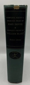 Complete Poetry Selected Prose of John Donne & William Blake 1946 Modern Library - Picture 1 of 17